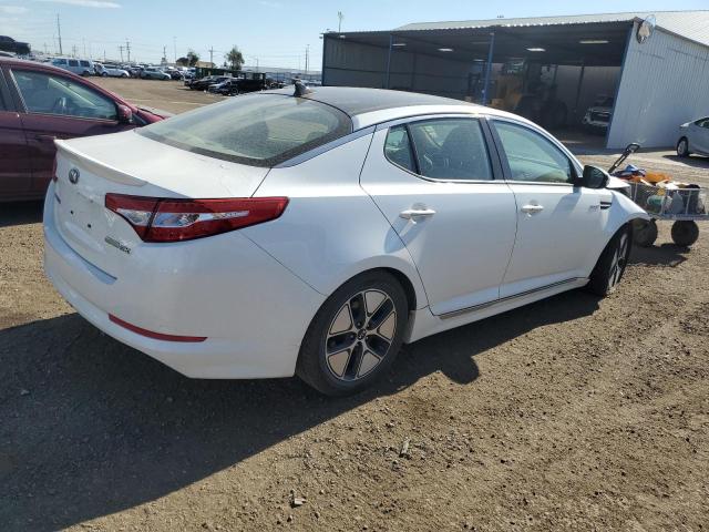 KNAGM4AD3D5058959 - 2013 KIA OPTIMA HYB WHITE photo 4