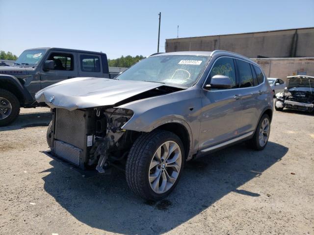 5UXWZ7C50H0U45350 - 2017 BMW X3 SDRIVE2 SILVER photo 2