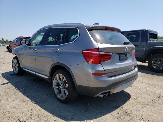 5UXWZ7C50H0U45350 - 2017 BMW X3 SDRIVE2 SILVER photo 3