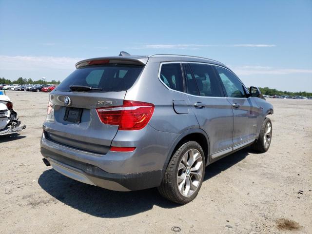 5UXWZ7C50H0U45350 - 2017 BMW X3 SDRIVE2 SILVER photo 4