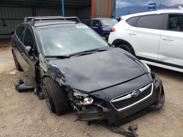 4S3GTAA62J3753303 - 2018 SUBARU IMPREZA BLACK photo 1