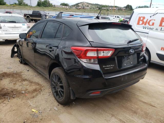 4S3GTAA62J3753303 - 2018 SUBARU IMPREZA BLACK photo 3