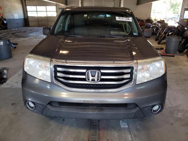 5FNYF3H73CB004814 - 2012 HONDA PILOT EXLN GRAY photo 9