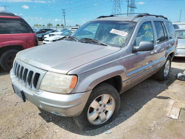 1J4GW58S71C697421 - 2001 JEEP GRAND CHER SILVER photo 2