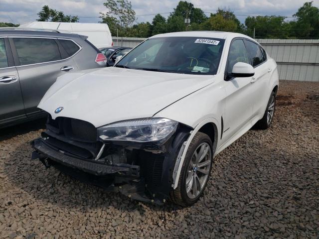 5UXKU2C56F0N77249 - 2015 BMW X6 XDRIVE3 WHITE photo 2