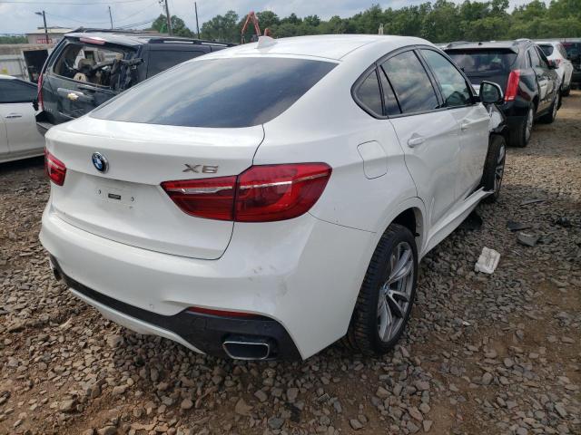 5UXKU2C56F0N77249 - 2015 BMW X6 XDRIVE3 WHITE photo 4