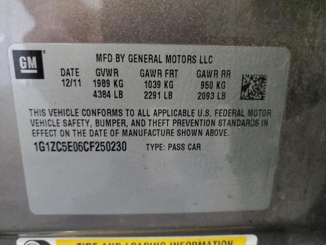 1G1ZC5E06CF250230 - 2012 CHEVROLET MALIBU 1LT TAN photo 10