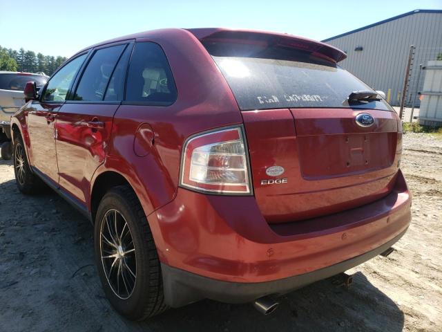 2FMDK49C47BB23692 - 2007 FORD EDGE SEL P RED photo 3