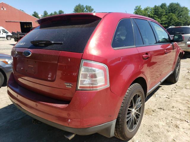 2FMDK49C47BB23692 - 2007 FORD EDGE SEL P RED photo 4