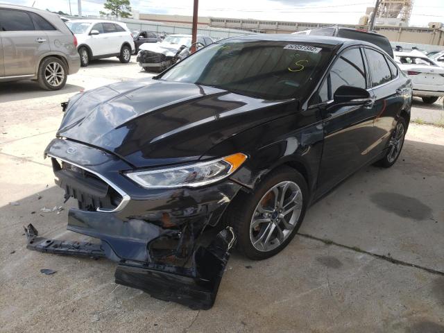 3FA6P0CD3LR154359 - 2020 FORD FUSION SEL BLACK photo 2