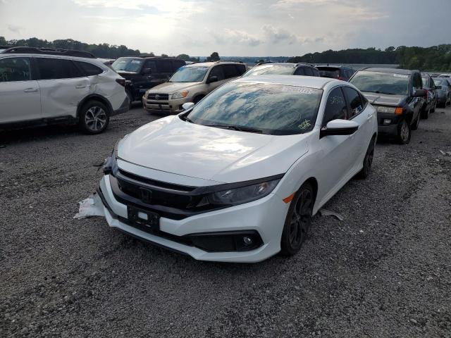 2HGFC2F85LH544912 - 2020 HONDA CIVIC SPOR WHITE photo 2