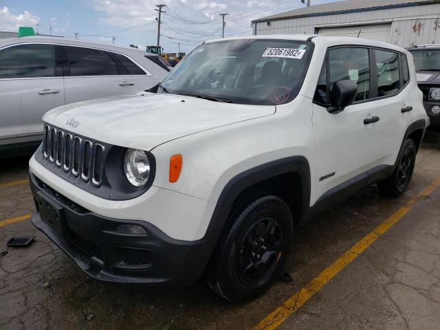 ZACCJBAT9FPC32307 - 2015 JEEP RENEGADE S WHITE photo 2