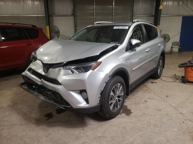 JTMRJREV1GD011377 - 2016 TOYOTA RAV4 HV XL SILVER photo 2