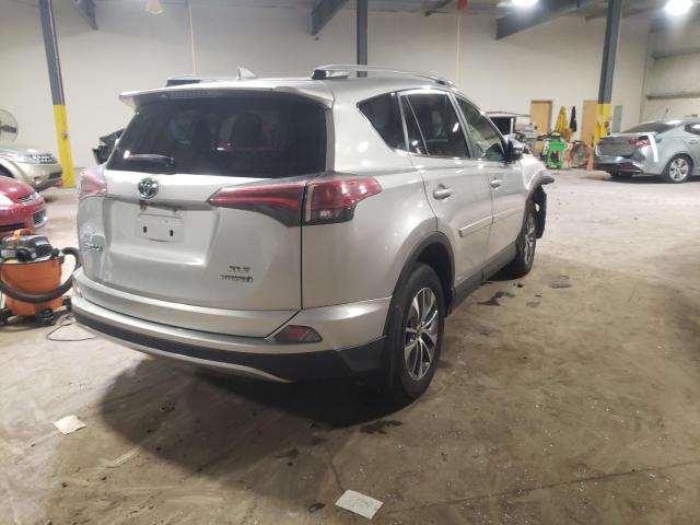 JTMRJREV1GD011377 - 2016 TOYOTA RAV4 HV XL SILVER photo 4