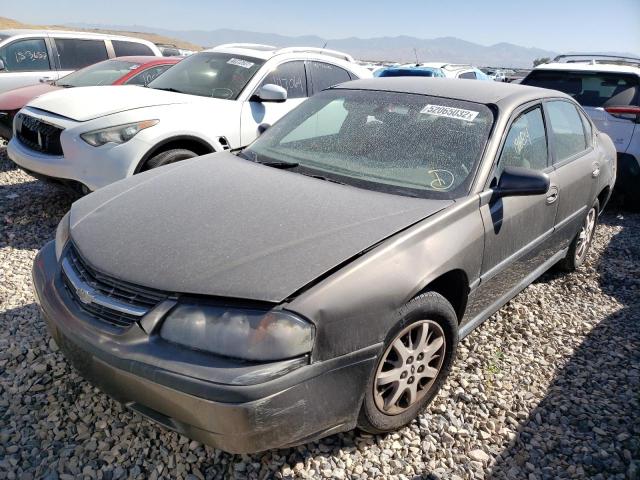 2G1WF55E429205896 - 2002 CHEVROLET IMPALA TAN photo 2