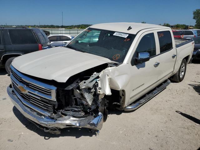 3GCUKSEC3EG184377 - 2014 CHEVROLET silverado WHITE photo 2