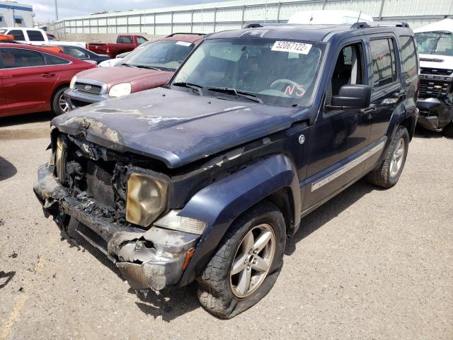 1J8GN58K68W126979 - 2008 JEEP LIBERTY LI BLUE photo 2