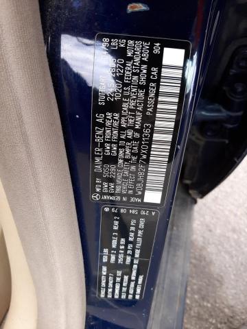 WDBJH82F7WX011363 - 1998 MERCEDES-BENZ E 320 4MAT BLUE photo 10