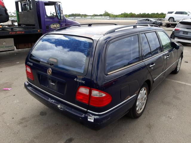 WDBJH82F7WX011363 - 1998 MERCEDES-BENZ E 320 4MAT BLUE photo 4