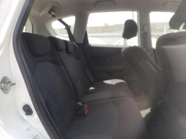 JHMGE8H41AC030435 - 2010 HONDA FIT SPORT WHITE photo 6