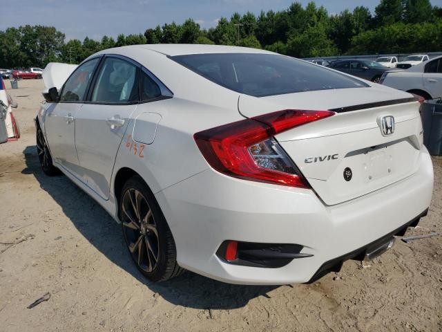 2HGFC2E84KH593406 - 2019 HONDA CIVIC SPOR WHITE photo 3