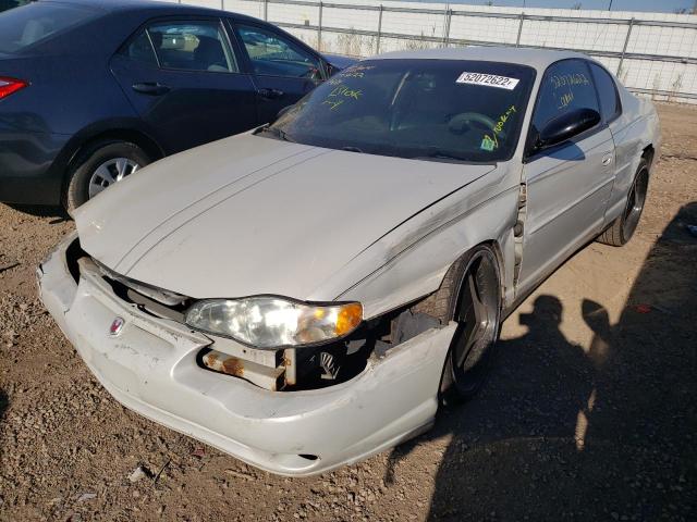 2G1WW12EX39445971 - 2003 CHEVROLET MONTE CARL თეთრი ფოტო 2