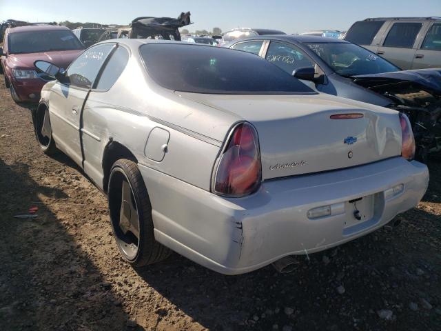 2G1WW12EX39445971 - 2003 CHEVROLET MONTE CARL თეთრი ფოტო 3
