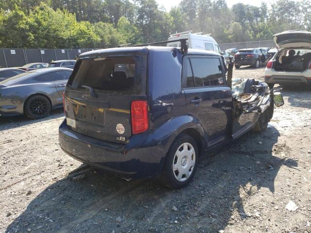 JTLKE50E081046005 - 2008 TOYOTA SCION XB BLUE photo 4