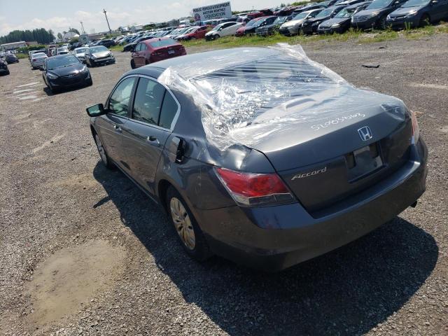 1HGCP26339A805828 - 2009 HONDA ACCORD LX GRAY photo 3