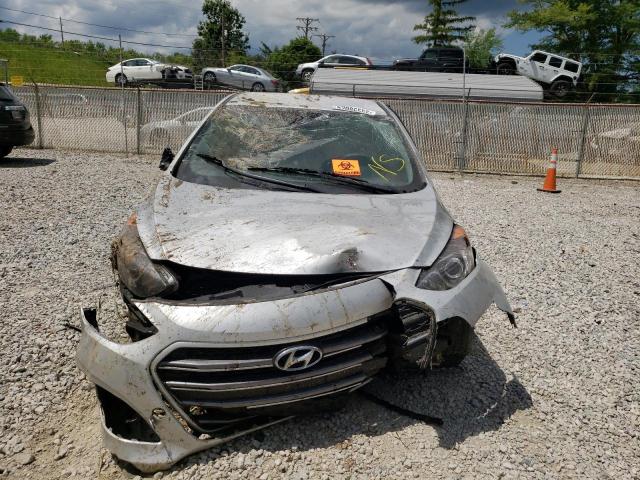 KMHD35LH2GU326873 - 2016 HYUNDAI ELANTRA GT SILVER photo 9