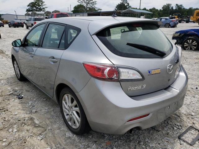 JM1BL1L73C1645657 - 2012 MAZDA 3 I SILVER photo 3