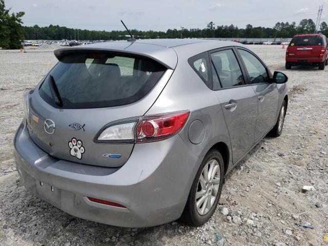 JM1BL1L73C1645657 - 2012 MAZDA 3 I SILVER photo 4