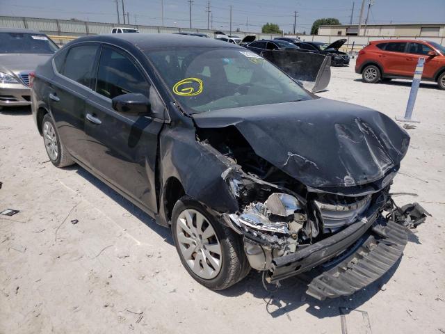 3N1AB7AP4EL687600 - 2014 NISSAN SENTRA S BLACK photo 1