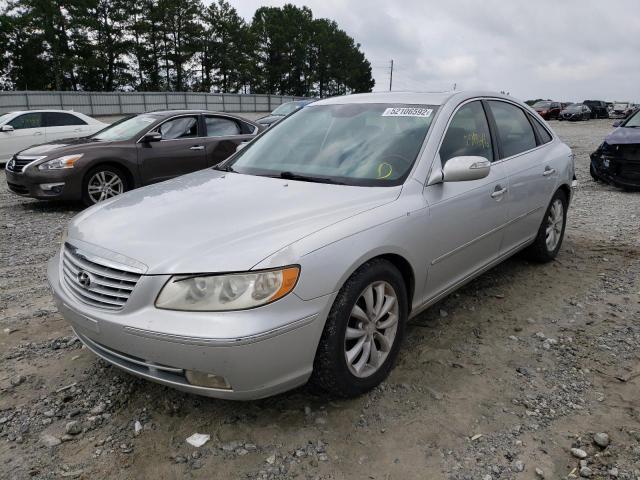 KMHFC46F78A272518 - 2008 HYUNDAI AZERA SE SILVER photo 2