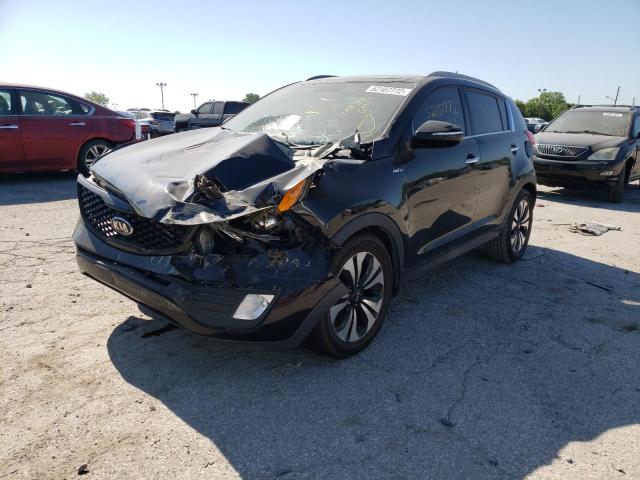 KNDPCCA68D7383967 - 2013 KIA SPORTAGE S BLACK photo 2