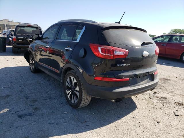 KNDPCCA68D7383967 - 2013 KIA SPORTAGE S BLACK photo 3