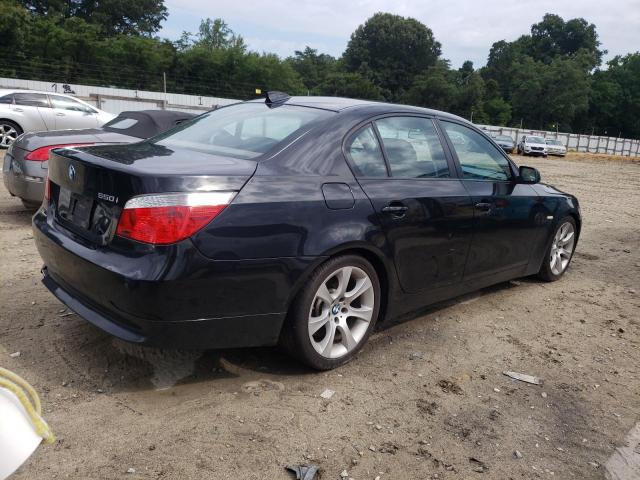 WBANB535X7CP05219 - 2007 BMW 550 I BLACK photo 4