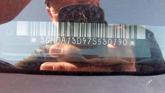 3GNDA13D97S530190 - 2007 CHEVROLET HHR LS BLACK photo 9