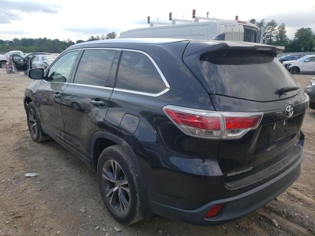 5TDJKRFH1GS318569 - 2016 TOYOTA HIGHLANDER BLACK photo 3