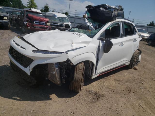 KM8KH3AC4NU004186 - 2022 HYUNDAI KONA N BAS WHITE photo 2