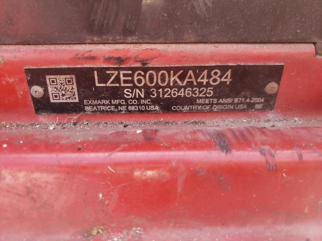 LZE600KA484 - 2000 OTHER LAWN MOWER RED photo 10