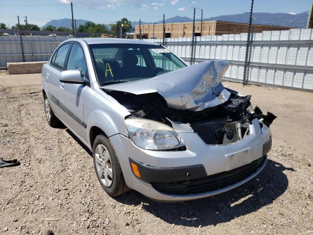 KNADE123786431084 - 2008 KIA RIO BASE SILVER photo 1