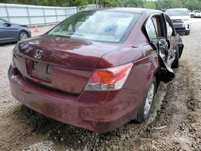 1HGCP26499A063797 - 2009 HONDA ACCORD LXP BURGUNDY photo 4