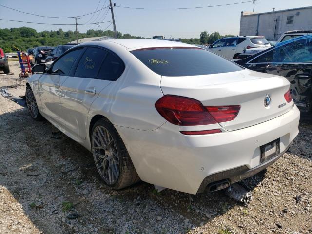 WBA6D4C58GD977447 - 2016 BMW 650 I GRAN WHITE photo 3