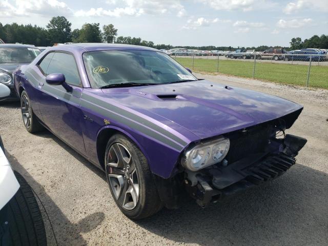 2C3CDYBT2EH185487 - 2014 DODGE CHALLENGER PURPLE photo 1