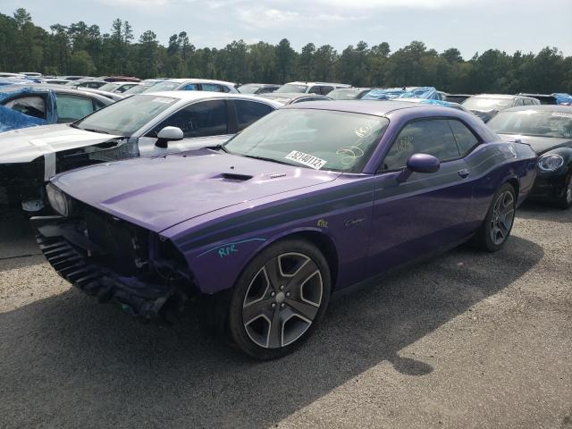 2C3CDYBT2EH185487 - 2014 DODGE CHALLENGER PURPLE photo 2