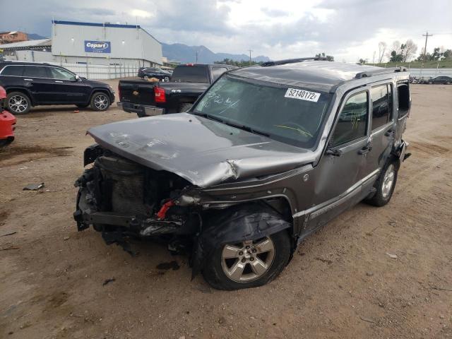 1C4PJMAK8CW112937 - 2012 JEEP LIBERTY SP GRAY photo 2