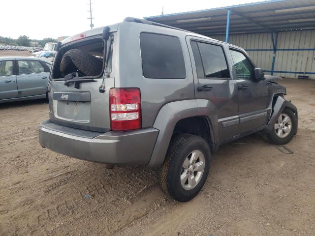 1C4PJMAK8CW112937 - 2012 JEEP LIBERTY SP GRAY photo 4