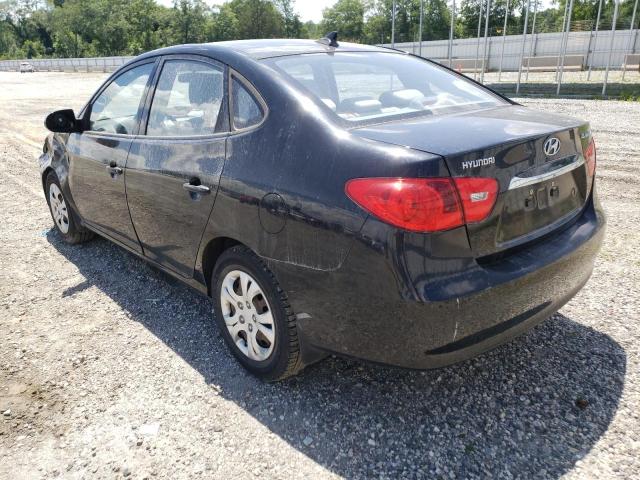 KMHDU4AD9AU086462 - 2010 HYUNDAI ELANTRA BL BLACK photo 3