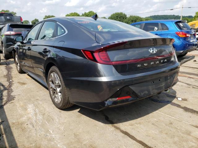 KMHL64JA7MA159040 - 2021 HYUNDAI SONATA SEL GRAY photo 3